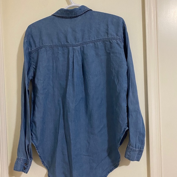 KNOX ROSE Long Sleeve  Button Down Denim Shirt Size S - Picture 5 of 15